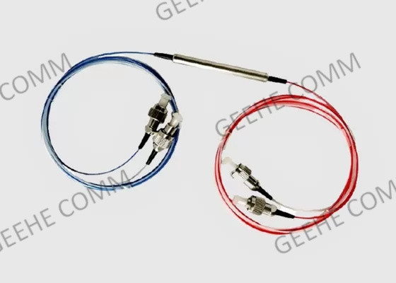 Le diviseur du mode unitaire 2X2 FC/APC FBT conjuguent fibre de la fenêtre 0.9mm avec le tube lâche