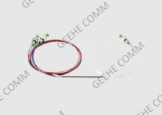 fibre de la fenêtre 0.9mm de mode unitaire de diviseur de 1X2 FC/APC FBT double adaptée aux besoins du client
