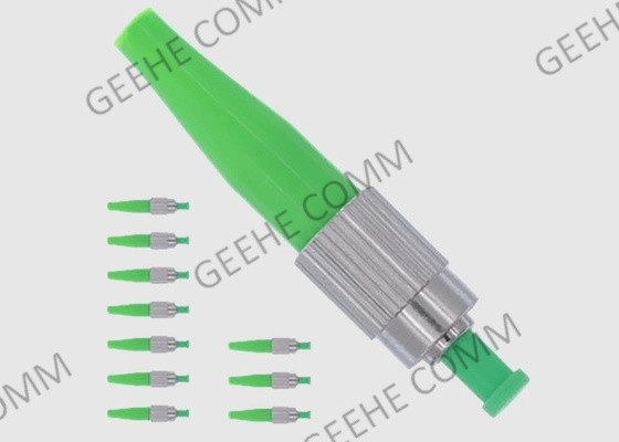 Connecteur optique recto de fibre du mode unitaire FC RPA pour des cordes de correction