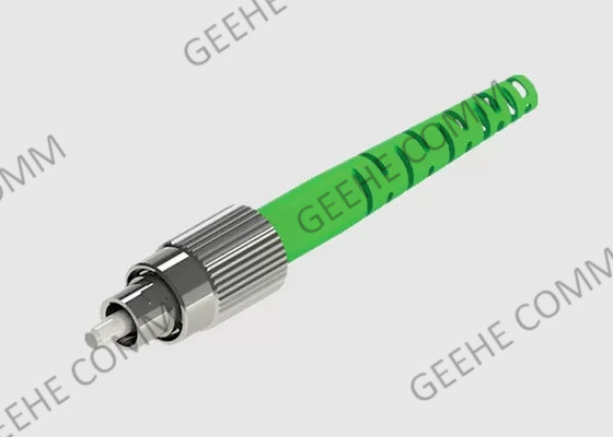 La capacité élevée 3.0mm Pré-a poli les connecteurs optiques de fibre de la couleur verte FC RPA