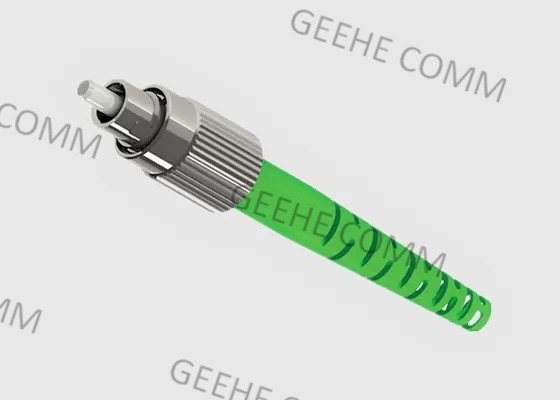 La capacité élevée 3.0mm Pré-a poli les connecteurs optiques de fibre de la couleur verte FC RPA