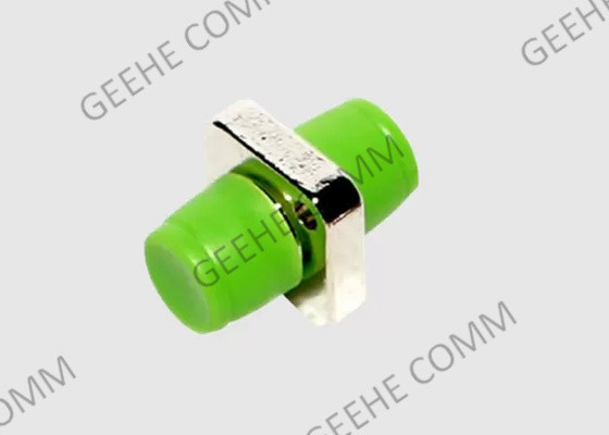 Adaptateur optique FC-FC de fibre multimode de couleur verte avec la bride rectangulaire