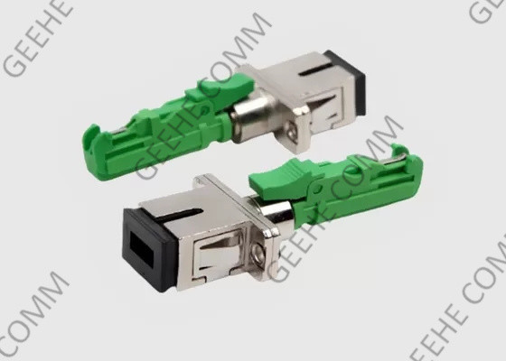 E2000/APC à l'adaptateur recto hybride de câble optique de la fibre E2000 de SM de SC/UPC