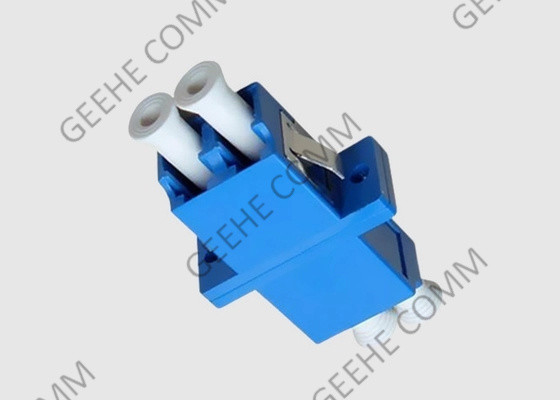 Duplex bleu LC de mode unitaire de couleur à l'adaptateur de câble optique de fibre de LC avec des brides