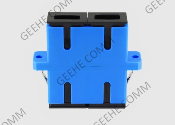 Sc bleu de couleur au coupleur optique d'adaptateur de fibre multimode de Sc avec des brides