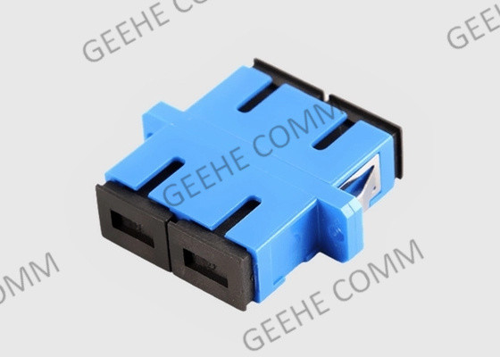 Sc bleu de couleur au coupleur optique d'adaptateur de fibre multimode de Sc avec des brides