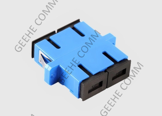 Sc bleu de couleur au coupleur optique d'adaptateur de fibre multimode de Sc avec des brides