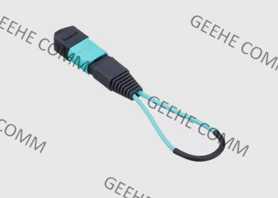 adaptateur optique de réalimentation de fibre de 0.3m OM4 MPO MTP