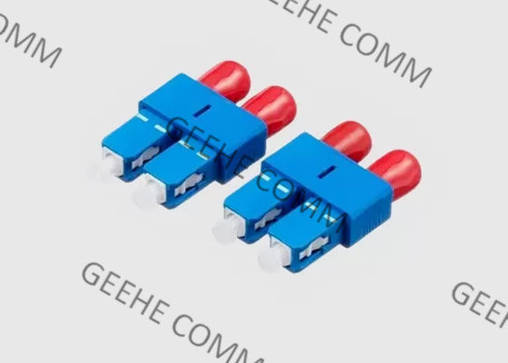 Connecteur hybride duplex optique femelle de fibre de SM d'adaptateur de fibre du mâle FC de Sc