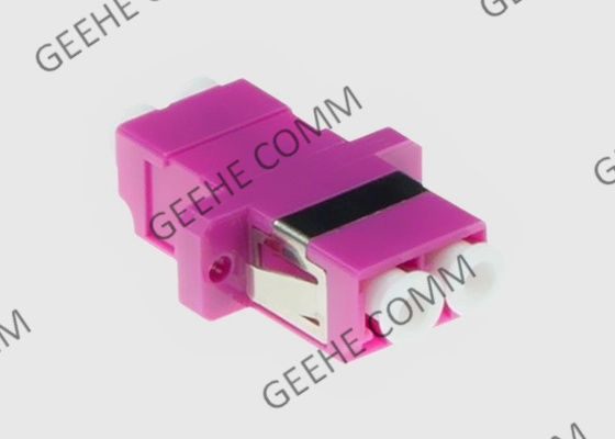 Le duplex le millimètre OM4 d'adaptateur de câble optique de fibre de LC/UPC a bridé fibre de Violet Mikrolink OM4