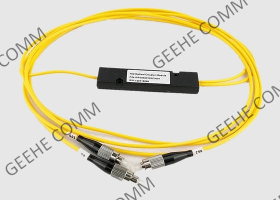 le combinateur à large bande de WDM 980/1550nm a rendu les coupleurs à large bande robustes