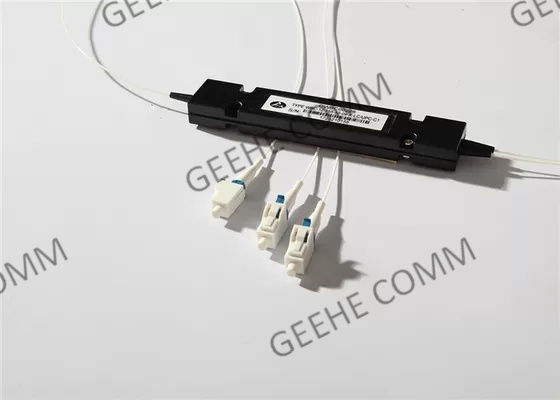 50/50 coupleur de fibre du mode unitaire 1×2 155nm P.M.