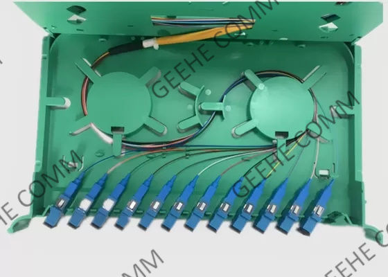 Bâti de support optique du diviseur 0.9mm de PLC de fibre de noyaux de la sortance 12 de Sc UPC de mode unitaire
