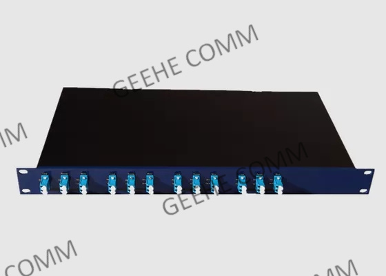 Tableau de connexion des fibres gauche de Sc de 1.2mm 12 duplex à plusieurs modes de fonctionnement noirs