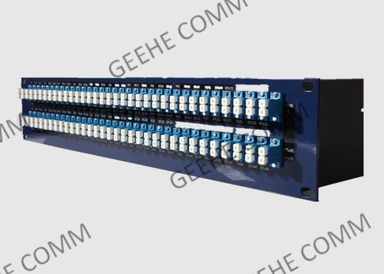 19 tableau de connexions duplex gauche de pouce 2U 96 à plusieurs modes de fonctionnement LC