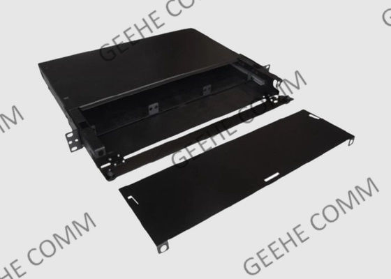 Correction de fibre d'adaptateur de la sortie 1U 3 de glissière et panneau d'épissure