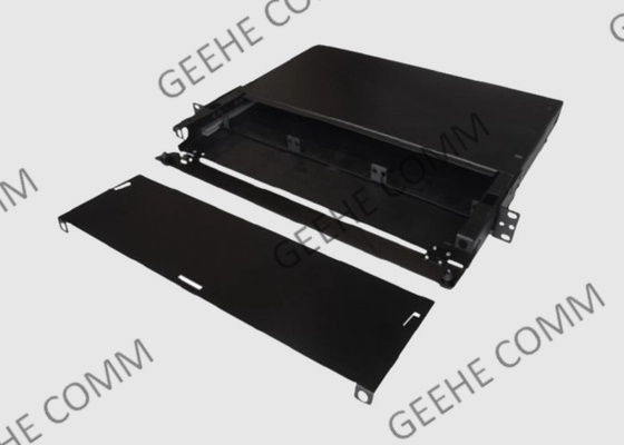 Correction de fibre d'adaptateur de la sortie 1U 3 de glissière et panneau d'épissure