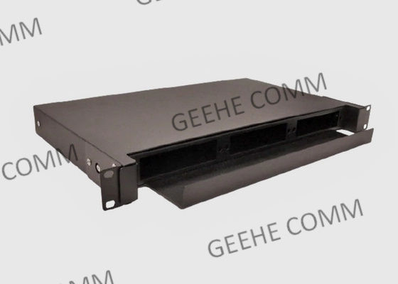 24 plaques avant gauches vide de tableau de connexions de St de fibre du simplex 24