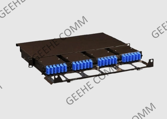 Tableau de connexions optique de fibre de Sc UPC du bâti de support 1U pour FTTH
