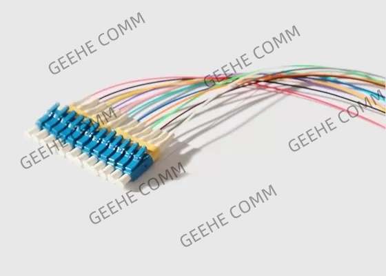 corde de correction optique unitaire des noyaux MPO To12 LC du mode 12 de 0.9mm