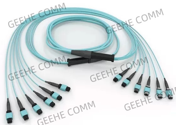 Câble de fibre de la canalisation verticale OFNR 2.0mm 1m MPO de mode unitaire