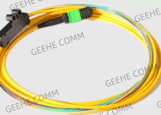Mode unitaire 2.0MM 40G MPO au câble d'évasion de fibre de 8 X LC