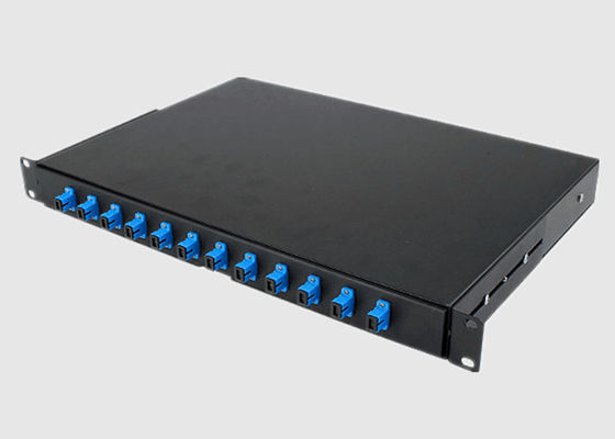 Le support a monté 24 tableaux de connexions optiques de fibre du noyau FC ODF 3U