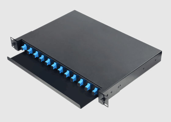 Le support a monté 24 tableaux de connexions optiques de fibre du noyau FC ODF 3U
