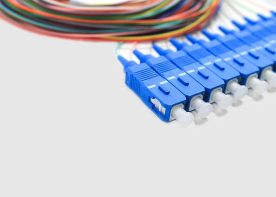 Tresses optiques multi extérieurs de fibre de Sc de la fibre 1m du noyau 12