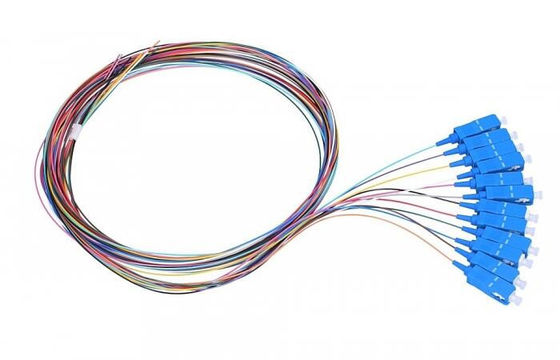 Tresses optiques multi extérieurs de fibre de Sc de la fibre 1m du noyau 12