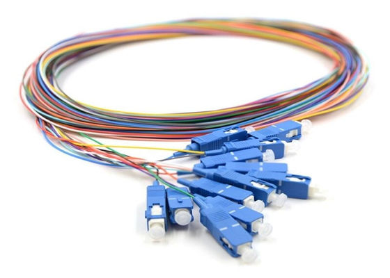 Tresses optiques multi extérieurs de fibre de Sc de la fibre 1m du noyau 12