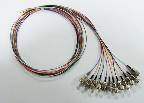 12 la couleur de la fibre 12 éventent le tresse de FC 2M Single Mode Fiber