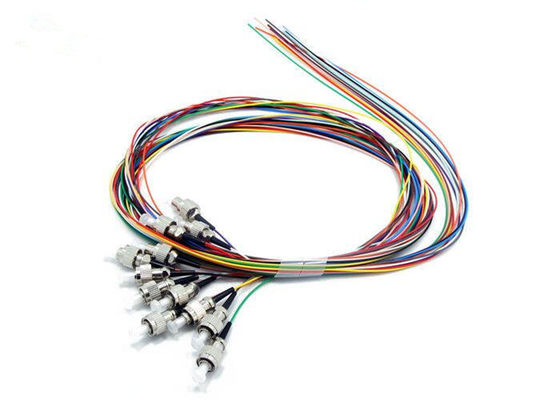12 la couleur de la fibre 12 éventent le tresse de FC 2M Single Mode Fiber