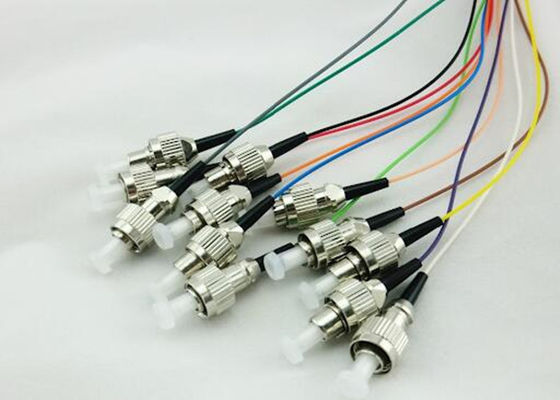 12 la couleur de la fibre 12 éventent le tresse de FC 2M Single Mode Fiber