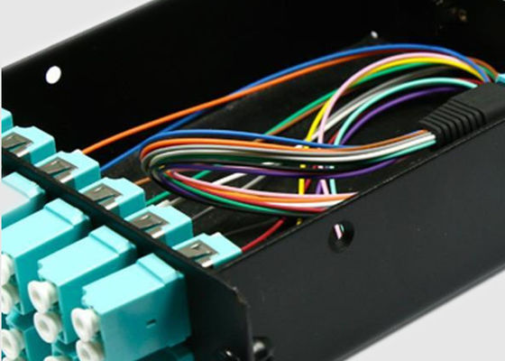 cassette à plusieurs modes de fonctionnement du duplex 50/125 MTP de 40Gb OM3 2x MPO-12