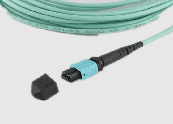 Câble de fibre de la canalisation verticale OFNR 2.0mm 1m MPO de mode unitaire