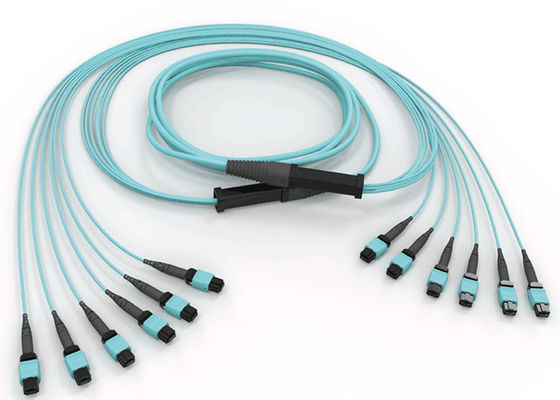 Câble de fibre de la canalisation verticale OFNR 2.0mm 1m MPO de mode unitaire