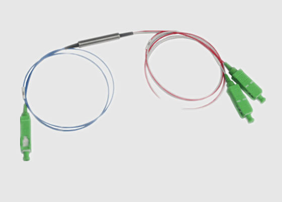 3 isolant optique de fibre des ports 980nm 850nm 1x2 pour le réseau