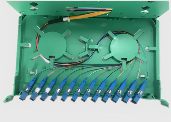 Bâti de support optique du diviseur 0.9mm de PLC de fibre de noyaux de la sortance 12 de Sc UPC de mode unitaire