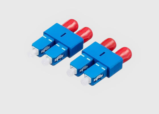 Connecteur hybride duplex optique femelle de fibre de SM d'adaptateur de fibre du mâle FC de Sc