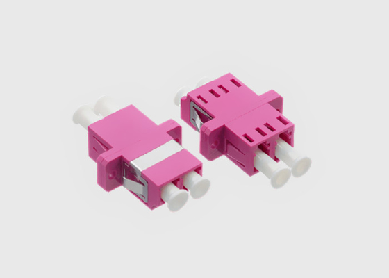 Le duplex le millimètre OM4 d'adaptateur de câble optique de fibre de LC/UPC a bridé fibre de Violet Mikrolink OM4