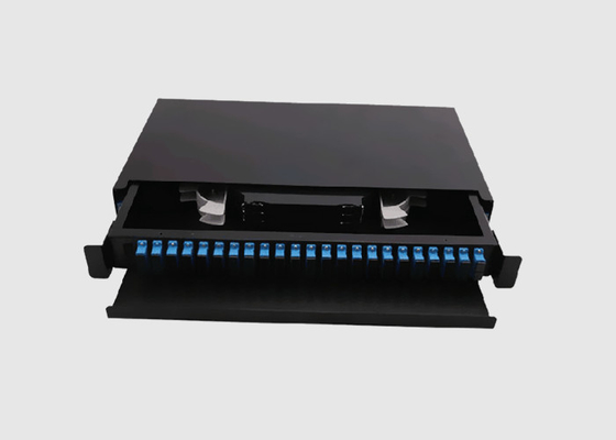 24 tableaux de connexions gauches du bâti de support d'adaptateur de Sc UPC 1U pour Data Center