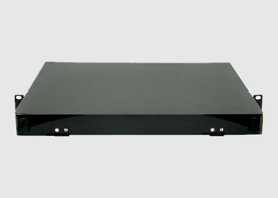 tableau de connexion des fibres de bâti de support de 1U HD avec le panneau de MPO/de cassette ou adaptateur de MTP